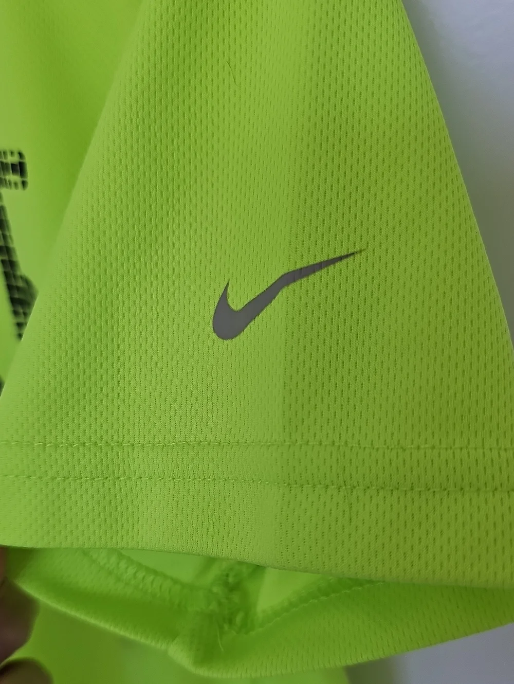 Nike Kids' Neon Green Dri-FIT Short Sleeve Tee Sz 7